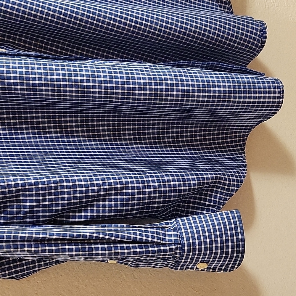 Peter Millar Button-Down - Blue - Large - image 6